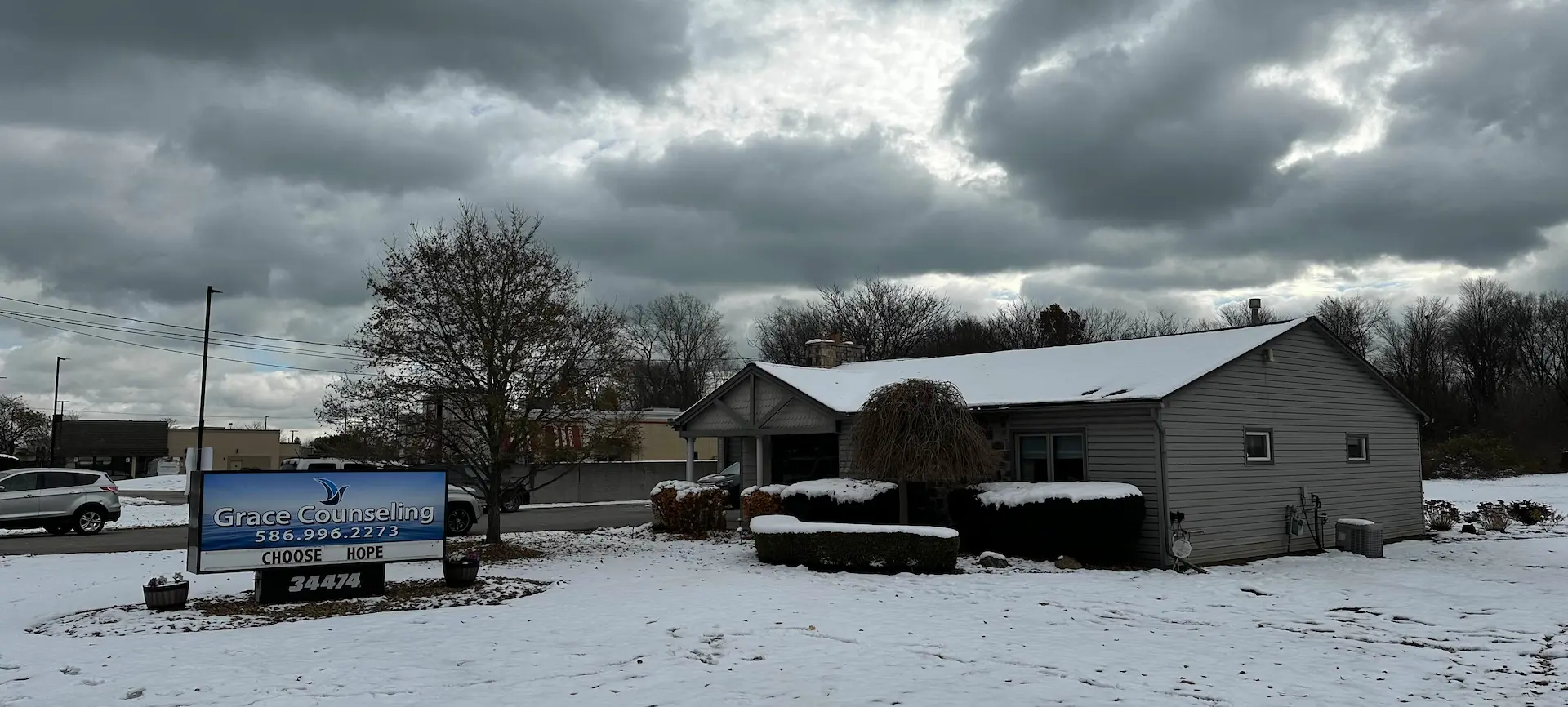 Grace Counseling's primary office in Chesterfield, MI